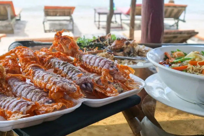 Sihanoukville est le paradis pour les amateurs des fruits de mer
