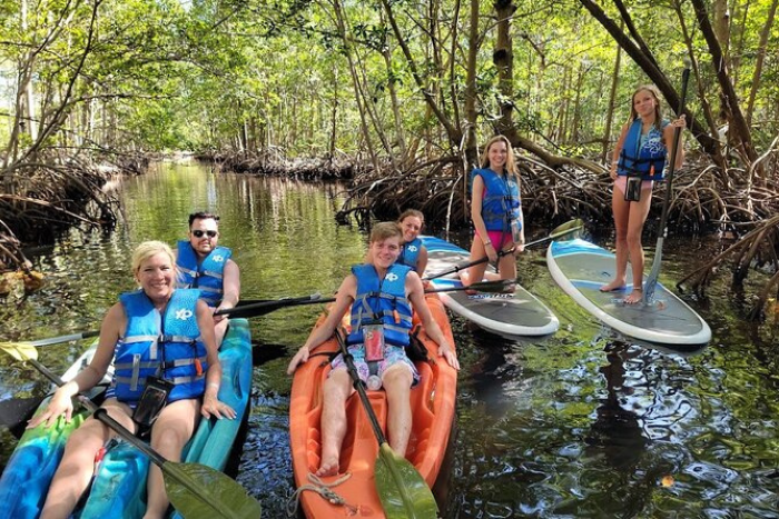 Excursion en (SUP) à travers la forêt de mangroves - une des meilleures choses à faire à Koh Rong