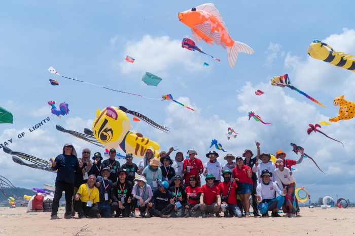 SkyFest - l'un des plus grands festivals de Sihanoukville et le premier festival international de cerfs-volants du Cambodge