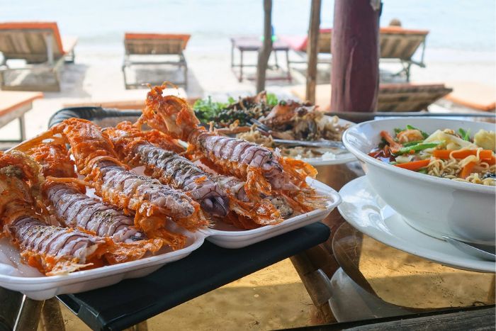 Que manger à Sihanoukville ? Essayez fruits de mer Serendipité