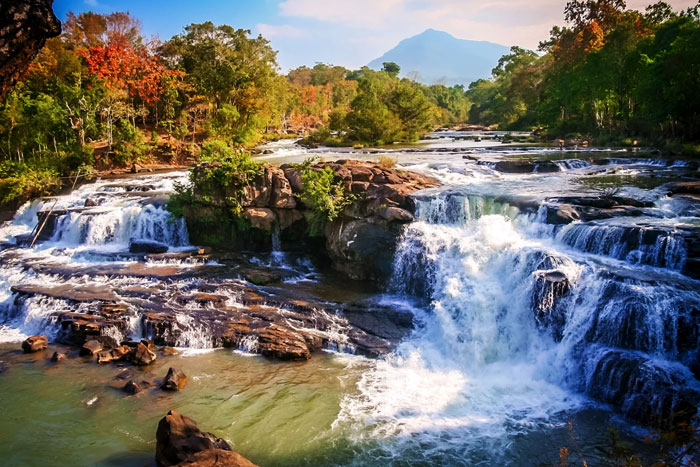 La cascade de Tad Lo au plateau des Bolovens
