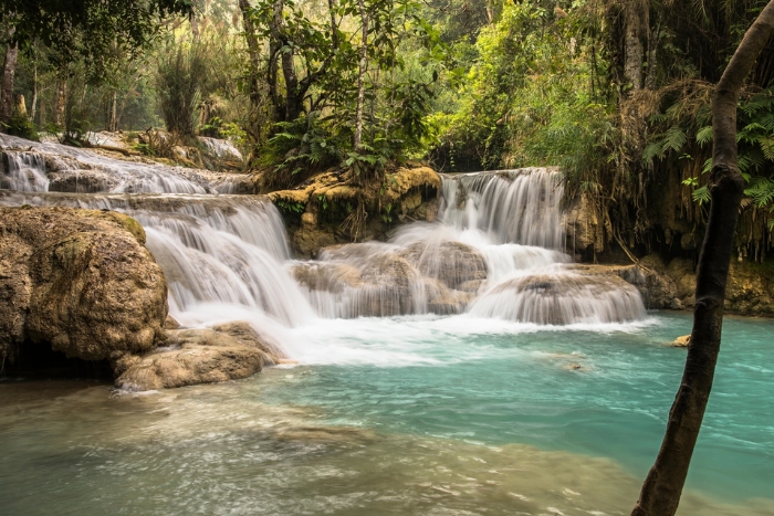 les chutes de Kuang Si à Luang Prabang