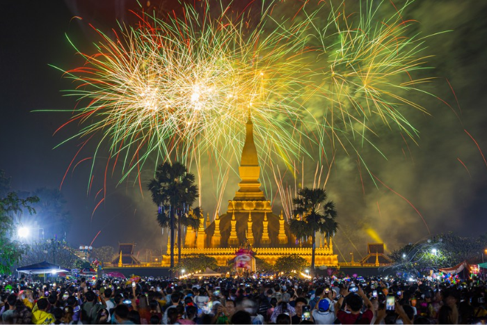 Festival de That Luang, fête traditionnelle au Laos