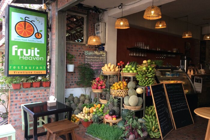 Noy's Fruit Heaven, l'un des meilleurs restaurants de Vientiane 