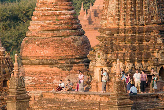 L'escalade du temple est interdite
