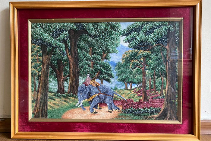 Peintures de pierres précieuses