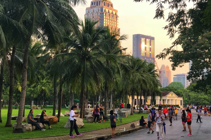Se détendre à Bangkok : une soirée paisible au parc Lumpini pendant 1 semaine en Thaïlande