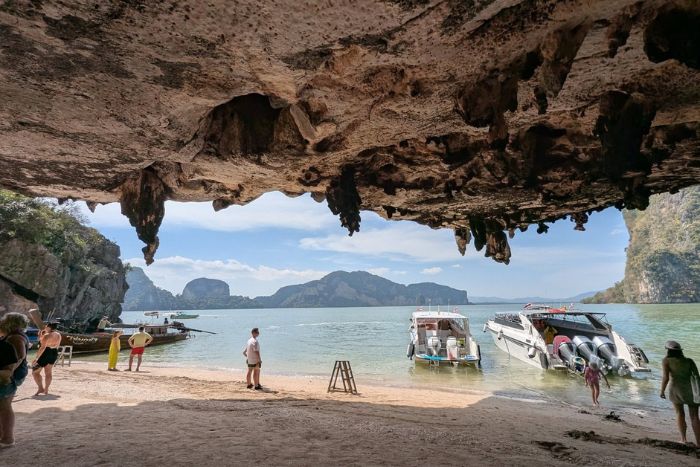 Vue pittoresque sur la mer Andaman sur Sud Thaïlande 10 jours