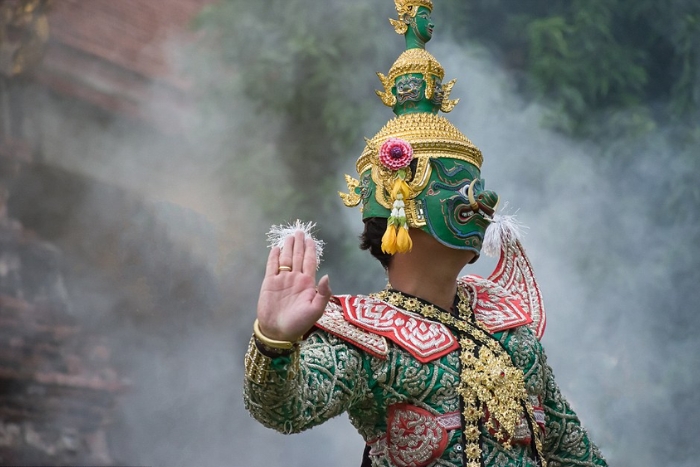 La danse traditionnelle Khon d’Ayutthaya Thaïlande