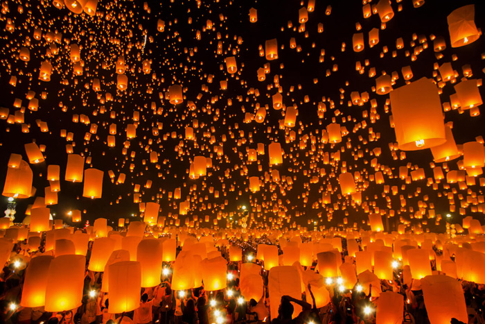 La fête traditionnelle Loy Krathong, visiter Bangkok