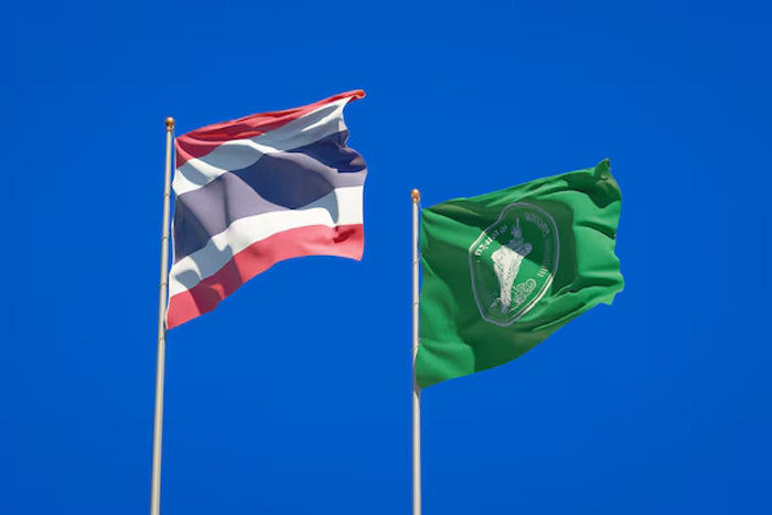 Drapeau de la ville de Bangkok, capitale de la Thaïlande
