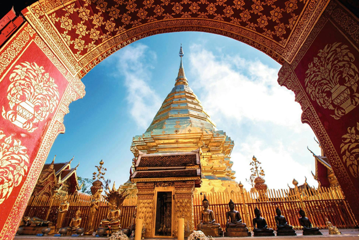 Wat Phra That Doi Suthep, temples de Chiang Mai - culture nord Thaïlande