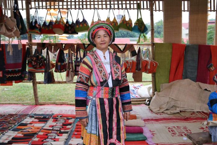 Les femmes Hmong du village de Lung Tam