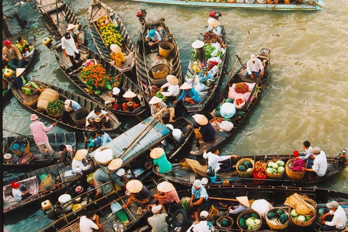 Marché flottant de Cai Rang à Can Tho, un véritable spectacle vivan