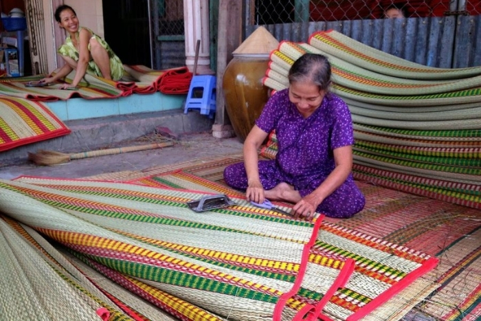 Village de tissage de nattes Nhon Thanh - An Hiep - Thanh Thoi B