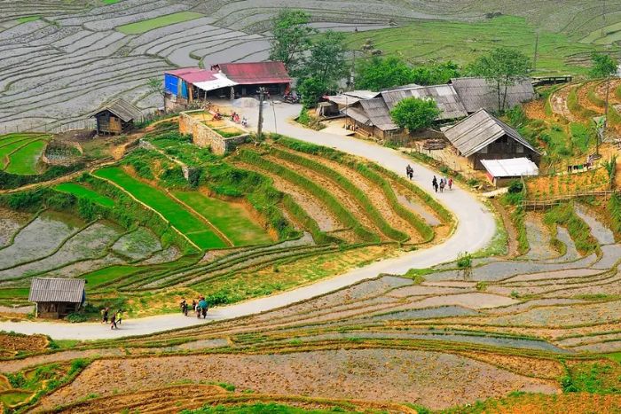Lao Chai - Beau village dans les montagnes de Sapa