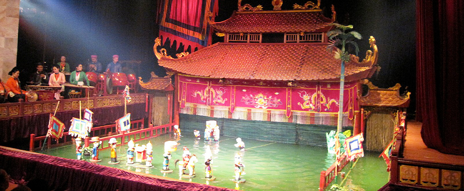 Water puppet show in Hanoi