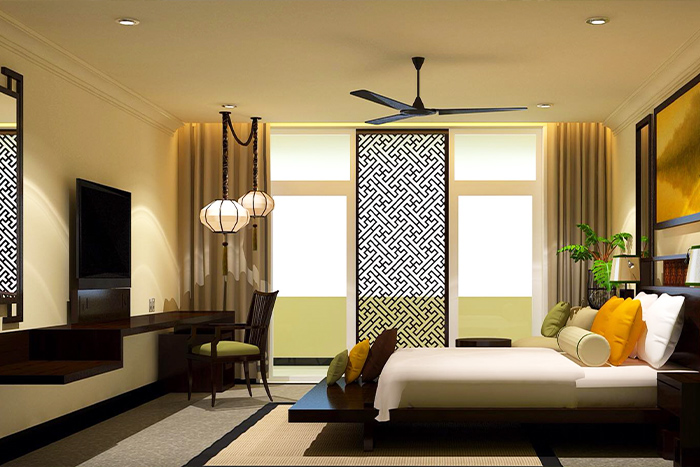 Chambre au Villa Hue Hotel
