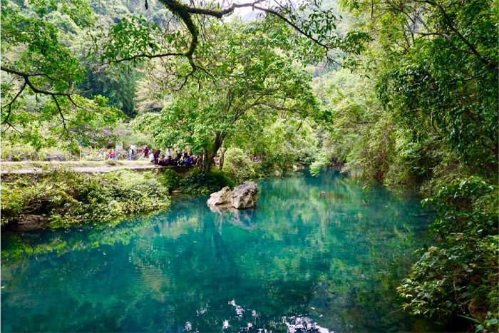 La grotte Pac Bo à Cao Bang Vietnam