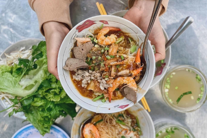 Hu tieu My Tho - une spécialité du Sud-Ouest du Vietnam.