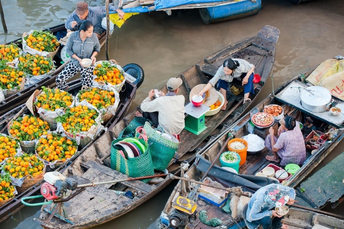 Que faire à Tien Giang en 5 jours ? Visiter le marché flottant Cai Be