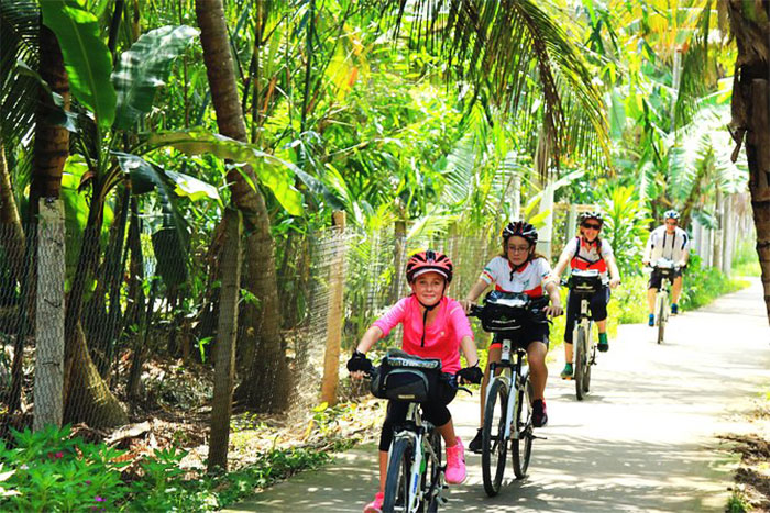 Circuit à vélo à My Tho