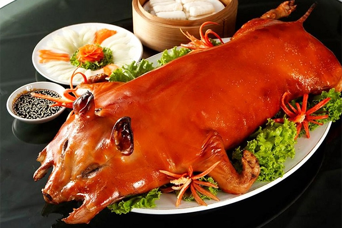 Cochon rôti, l'une des meilleure spécialité à Cao Bang