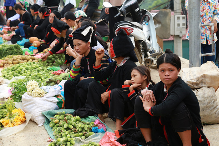 Le marché ethnique de Bao Lac Cao Bang