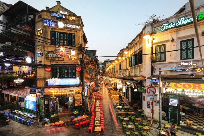 Tạ Hiện – « rue qui ne dort jamais » au cœur de Hanoï