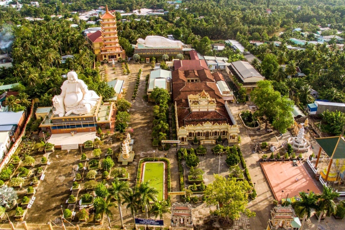 Pagode Vinh Trang dans l'itinéraire de 2 semaines au sud Vietnam