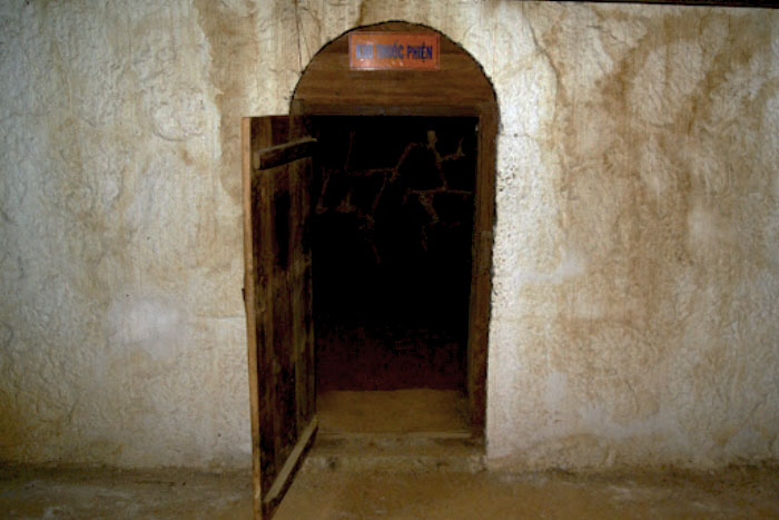Salle de stockage d'opium