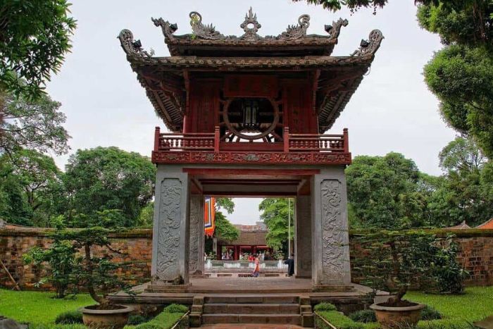 Le Temple de la Littérature à Hanoi