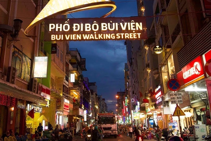 La rue piétonne de Bui Vien