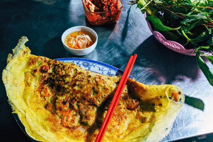 Banh xeo croustillant vietnamien