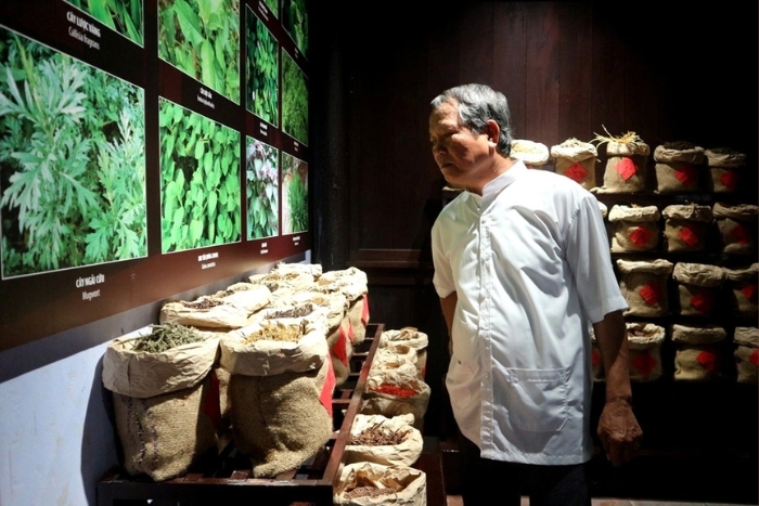 Lieu d'exposition de médicaments à base de plantes médicinales