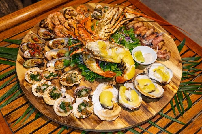 Fruits de mer grillés