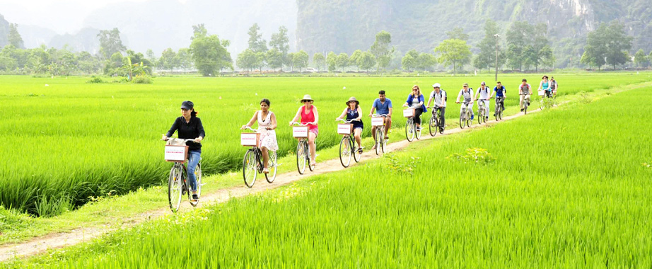 Balade à vélo à Tam Coc