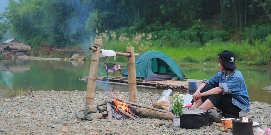 Camping à Pu Luong