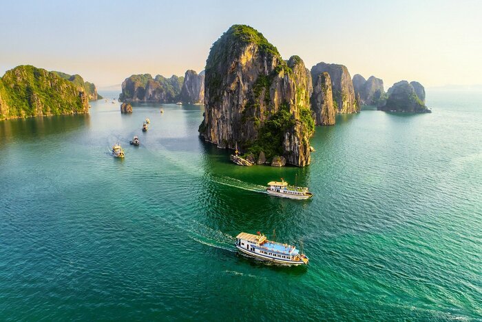 La baie d'Halong au Vietnam