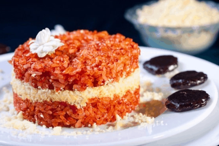 Riz gluant Gac dans la fête du Têt